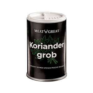 Meat 'n' Great Koriander grob, Streuer, 50g - Grillstar.deMeat 'n' Great Koriander grob, Streuer, 50gMeat 'n' GreatGrillstar.de