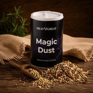 Meat 'n' Great Magic Dust, Streuer, 100g - Grillstar.deMeat 'n' Great Magic Dust, Streuer, 100gMeat 'n' GreatGrillstar.de
