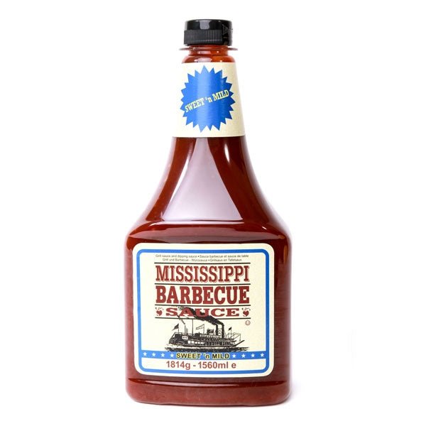 Mississippi BBQ Sweet 'n Mild, 1560ml - Grillstar.deMississippi BBQ Sweet 'n Mild, 1560mlMississippiGrillstar.deMS00560743639100153