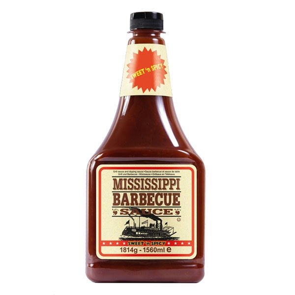 Mississippi BBQ Sweet 'n Spicy, 1560ml - Grillstar.deMississippi BBQ Sweet 'n Spicy, 1560mlMississippiGrillstar.deMS00570743639100160