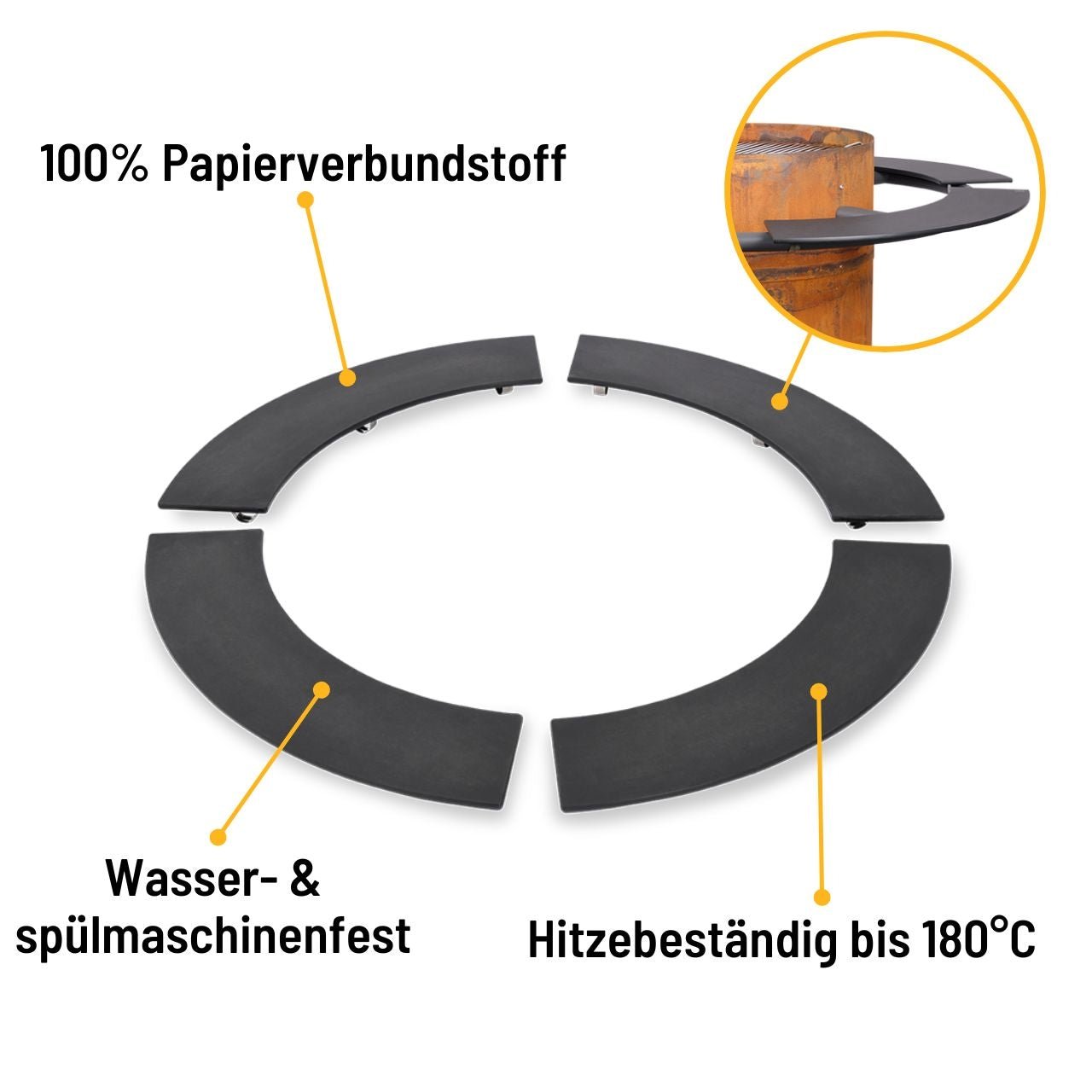 Moesta Ablagebretter, Bandit PaperPlank schwarz 4Stk. - Grillstar.deMoesta Ablagebretter, Bandit PaperPlank schwarz 4Stk.MoestaGrillstar.deMO197854260664772422