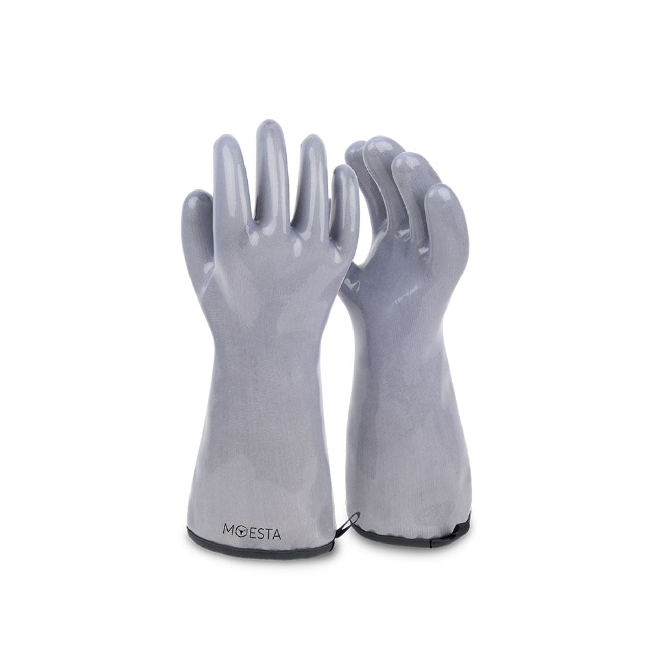 Moesta HeatPro Gloves - Grillhandschuhe aus Silikon - grau, Größe XL