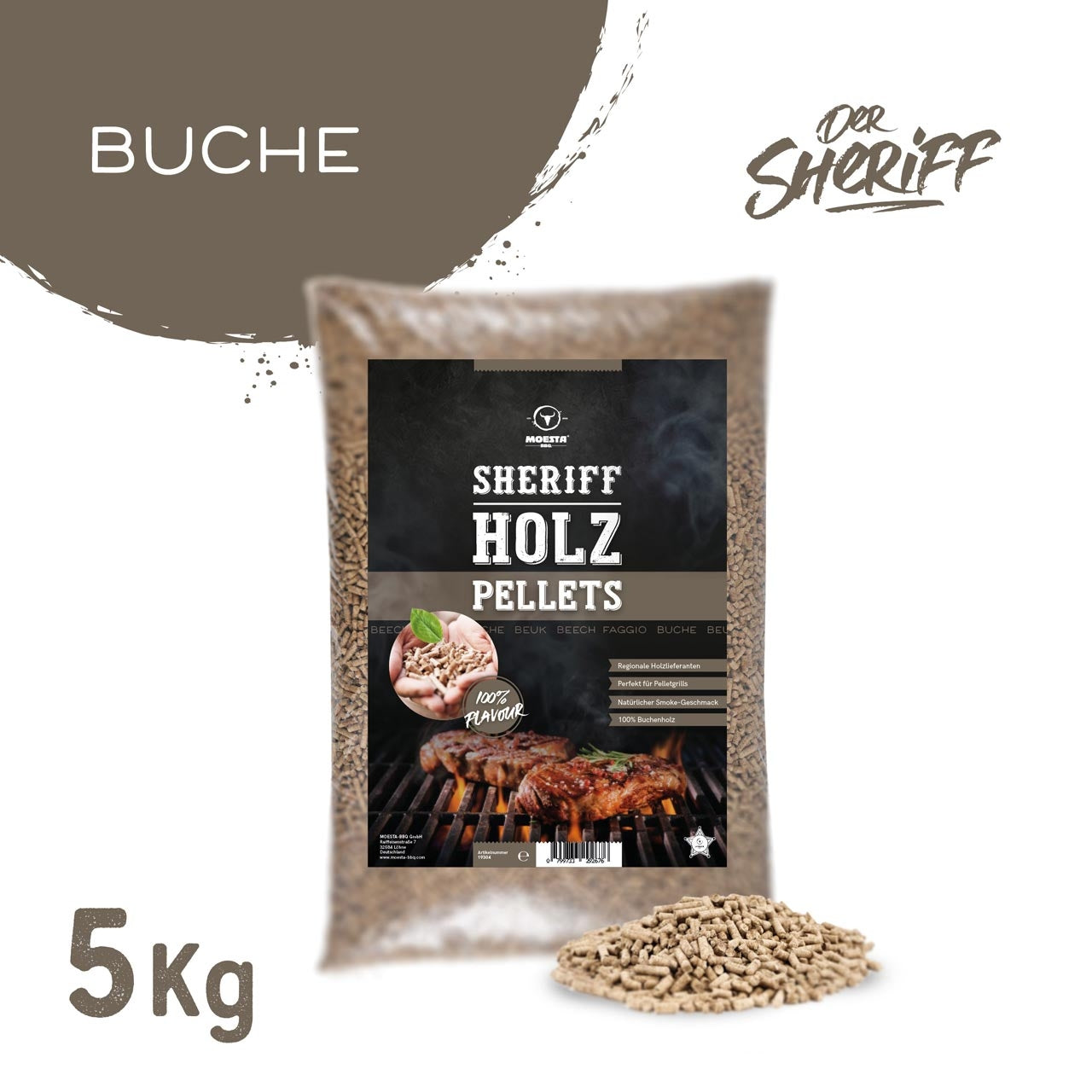 Moesta Holzpellets Buche 5kg