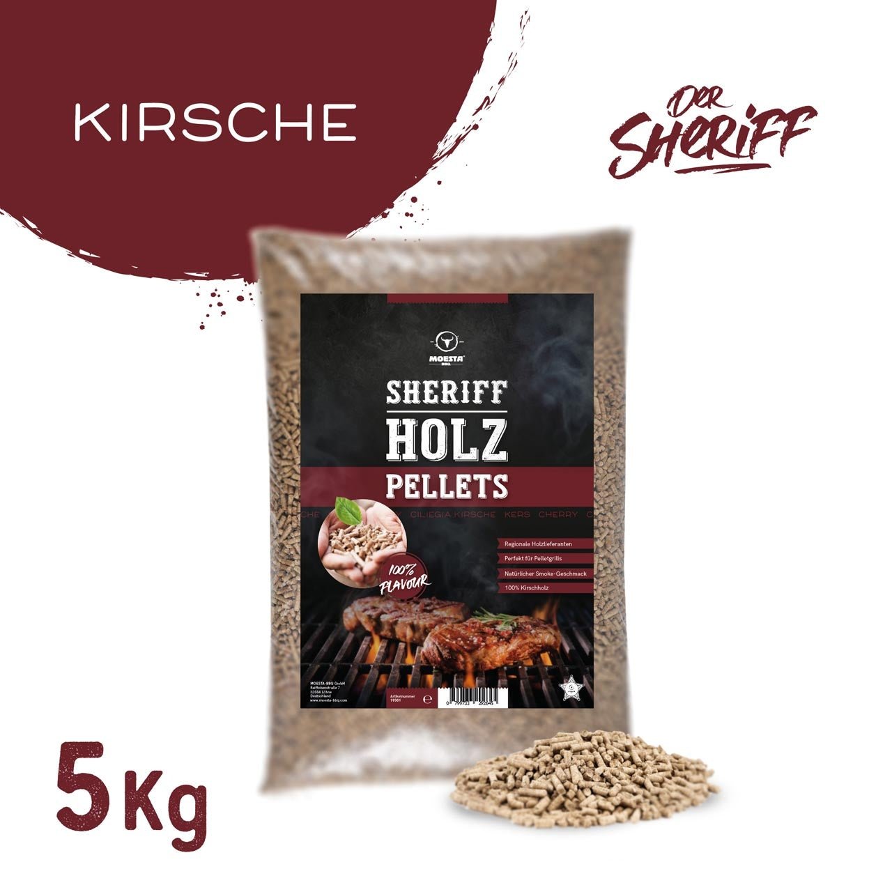 Moesta Holzpellets, Kirsche, 5kg - Grillstar.deMoesta Holzpellets, Kirsche, 5kgMoestaGrillstar.deMO193014260664770374