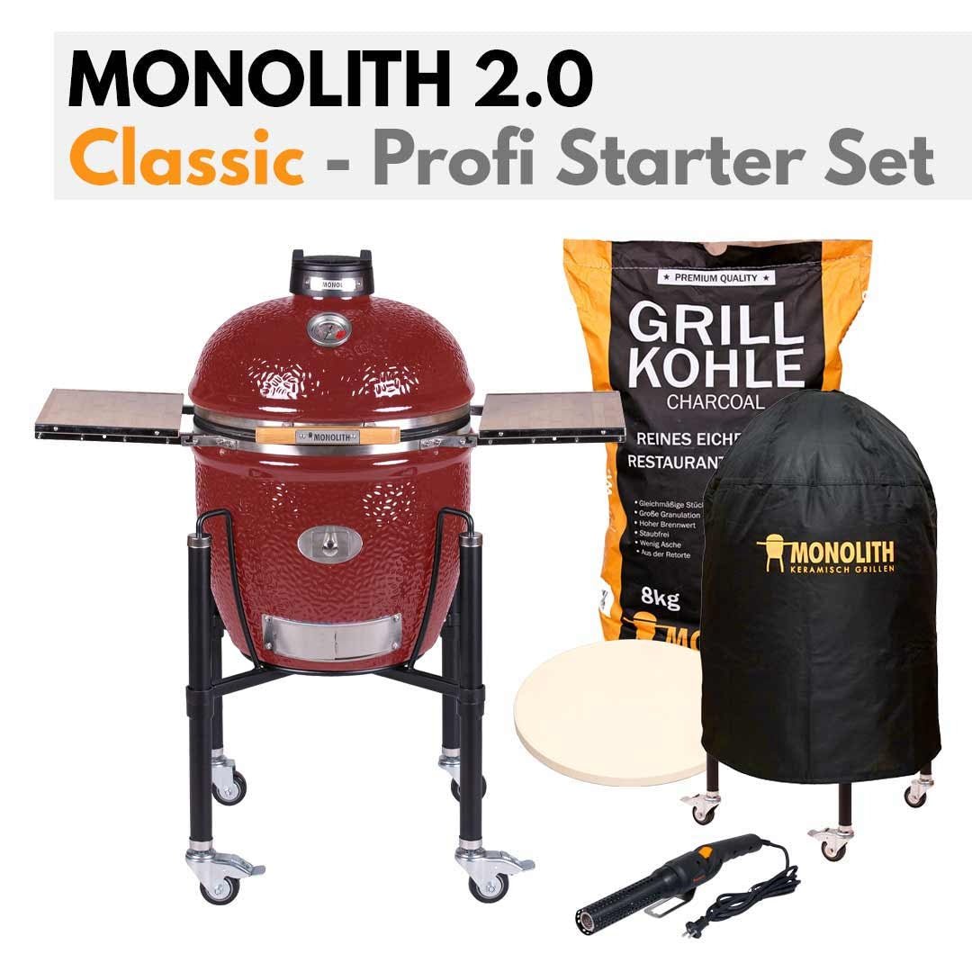 Monolith Classic Pro Serie 2.0 - Profi - Starter Set, Rot - Grillstar.deMonolith Classic Pro Serie 2.0 - Profi - Starter Set, RotMonolithGrillstar.deClassic - Profi2.0 - rot2500003127455