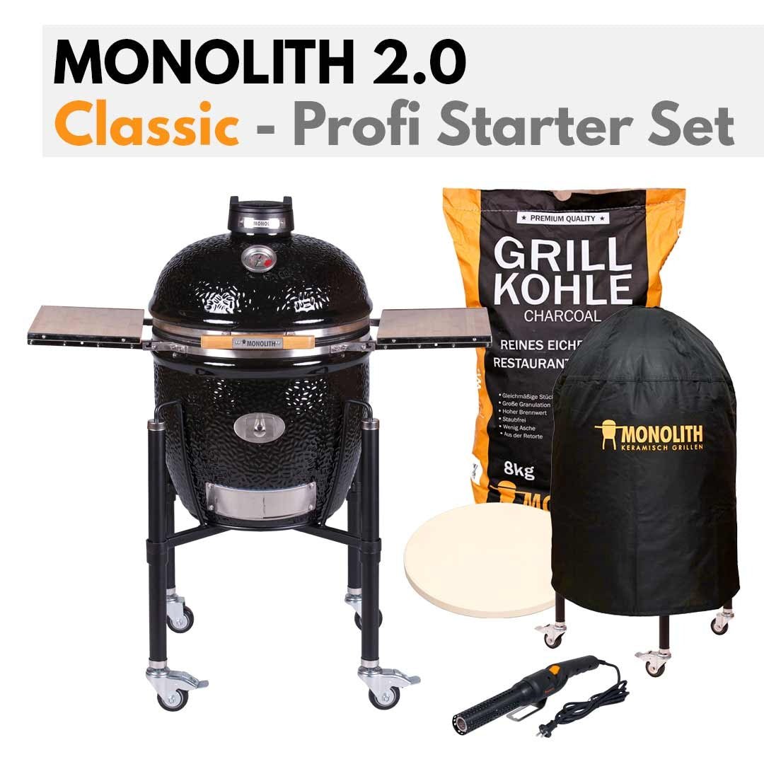 Monolith Classic Pro Serie 2.0 - Profi - Starter Set, Schwarz - Grillstar.deMonolith Classic Pro Serie 2.0 - Profi - Starter Set, SchwarzMonolithGrillstar.deClassic - Profi2.02500003127554