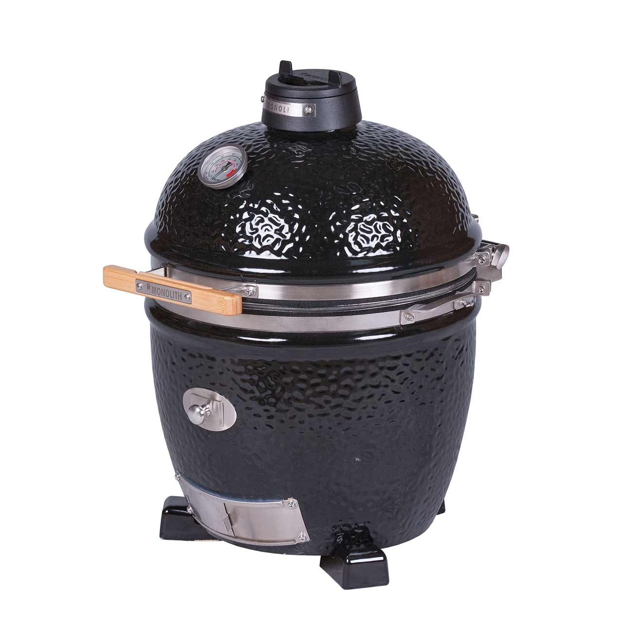 Monolith Kamado Grill Junior Pro Serie 2.0 – BLACK ohne Gestell