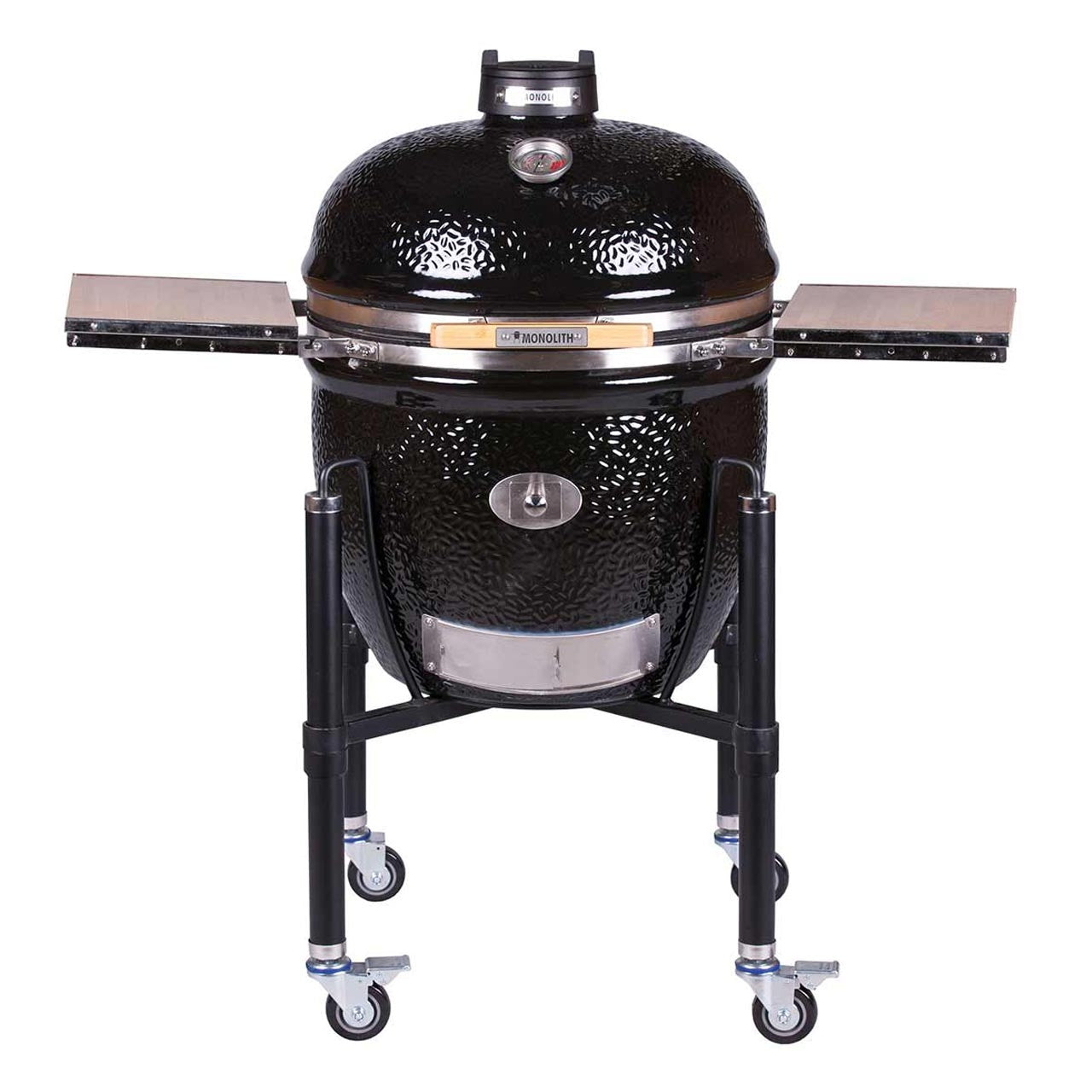 Monolith Kamado Grill LeChef Pro-Serie 2.0 – BLACK mit Gestell