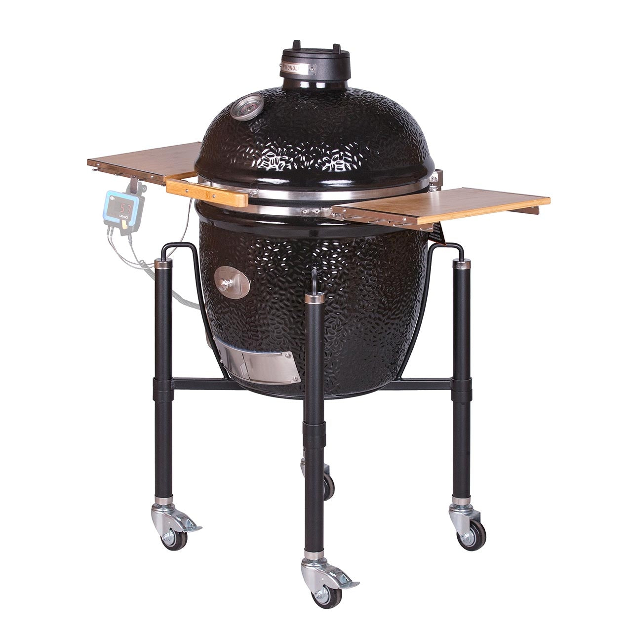 Monolith LeChef BBQ Guru Pro 2.0 - Schwarz inkl. Gestell & Seitentische