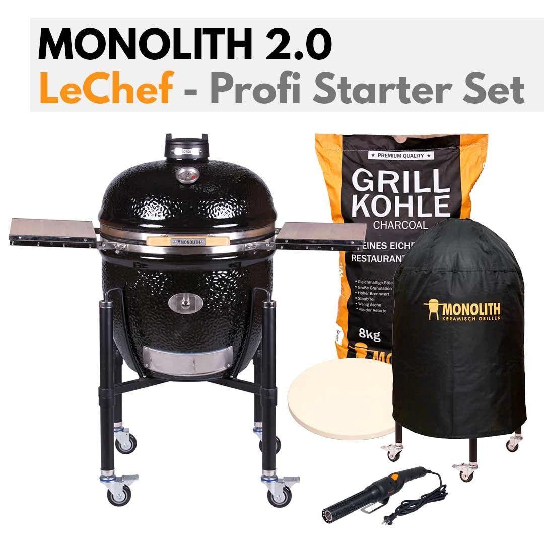 Monolith LeChef Pro Serie 2.0 - Profi - Starter Set - Grillstar.deMonolith LeChef Pro Serie 2.0 - Profi - Starter SetMonolithGrillstar.deLeChef - Profi2.02500003125543