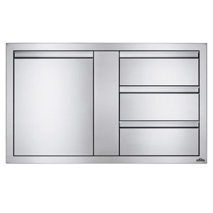 Napoleon Einbau - Türe & 3er Schubladen - Kombination (107 x 61 cm) - Grillstar.deNapoleon Einbau - Türe & 3er Schubladen - Kombination (107 x 61 cm)NapoleonGrillstar.deBI - 4224 - 1D3DR0629162131591