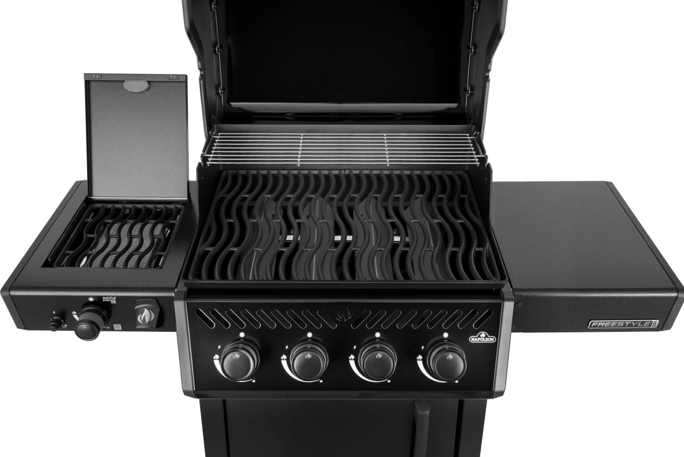 Napoleon Freestyle PRO 425, 4 Hauptbrenner, SIZZLE ZONE und Tür, schwarz | 2026 - Grillstar.deNapoleon Freestyle PRO 425, 4 Hauptbrenner, SIZZLE ZONE und Tür, schwarz | 2026NapoleonGrillstar.de