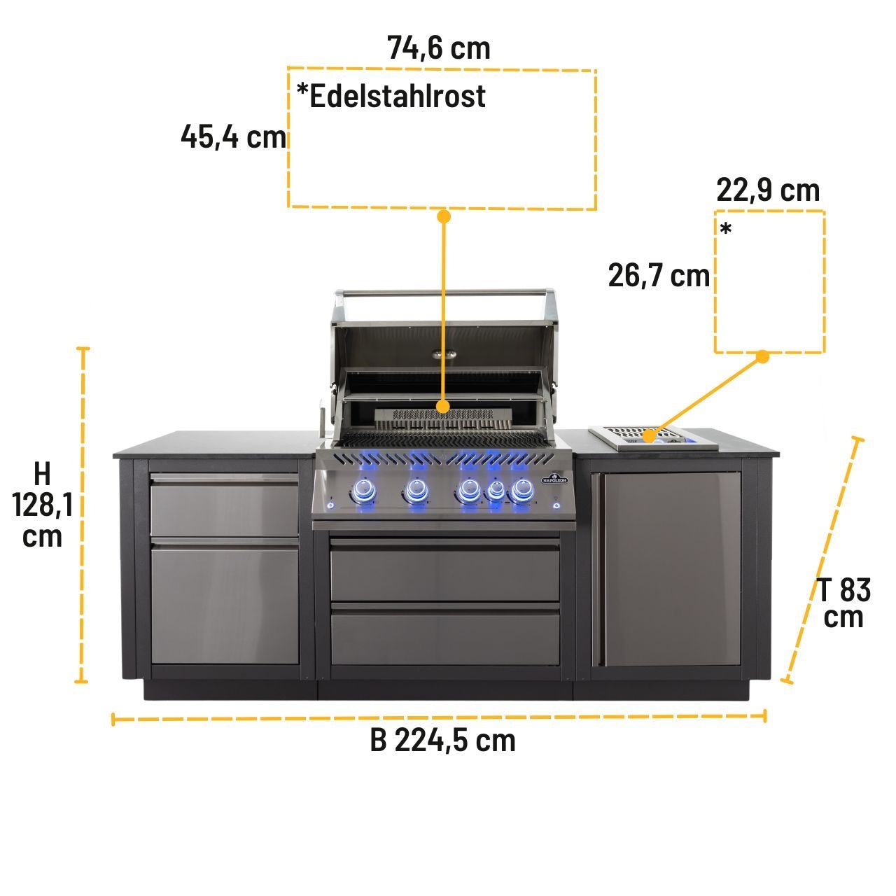 Napoleon Oasis Compact 700 - Series 32" mit Einbau Sizzle Zone - Grillstar.deNapoleon Oasis Compact 700 - Series 32" mit Einbau Sizzle ZoneNapoleonGrillstar.deODK105 - BIG32P - DE0629162148315