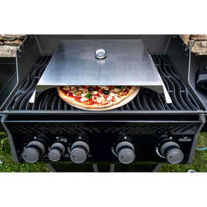 Napoleon Pizzaaufsatz aus Edelstahl für Gasgrills