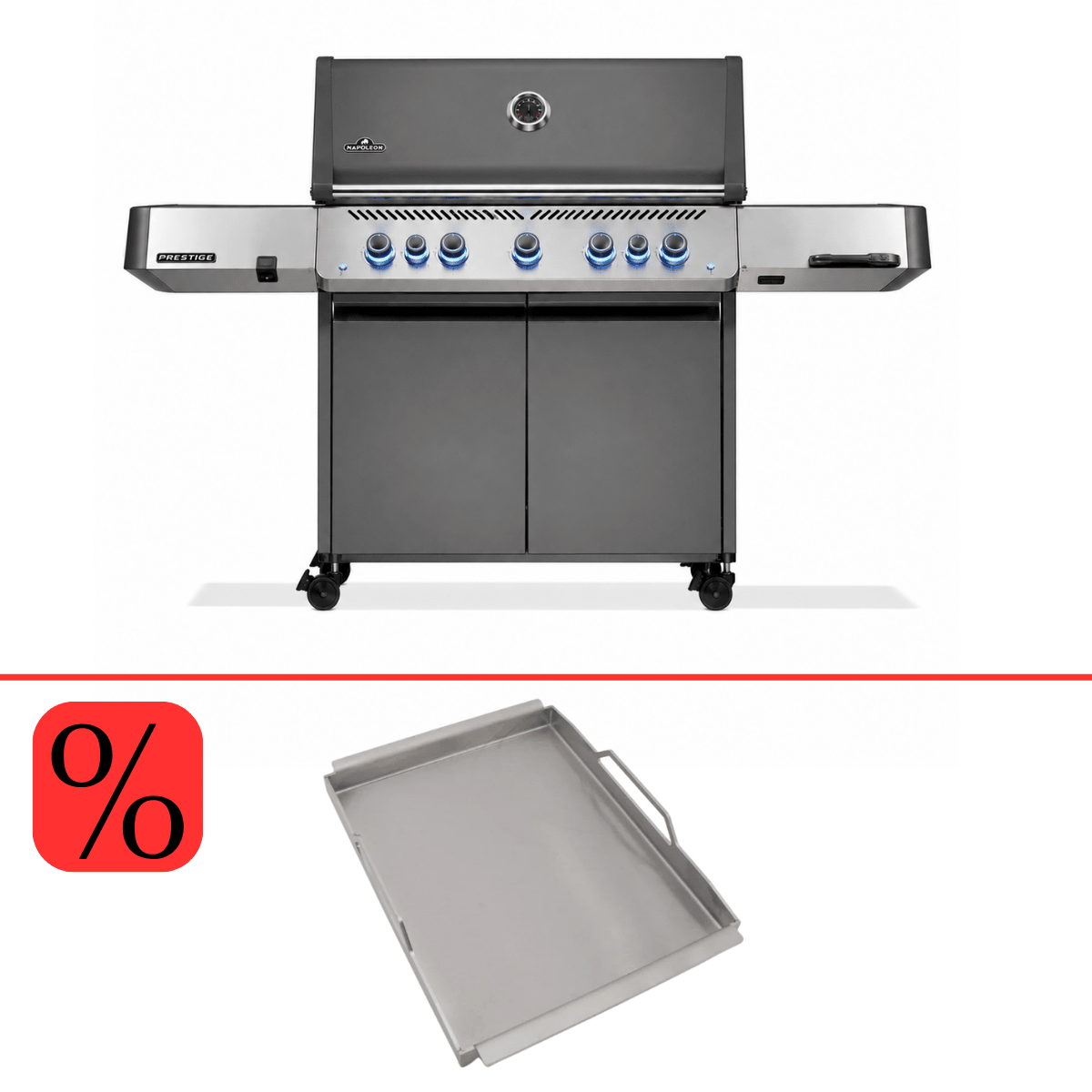 Napoleon Prestige 665, Rauchgrau inkl. Babossa Einsatzpfanne - Grillstar.deNapoleon Prestige 665, Rauchgrau inkl. Babossa EinsatzpfanneNapoleonGrillstar.de
