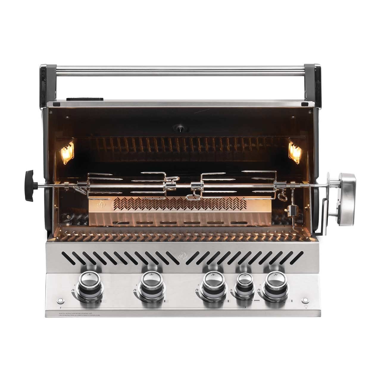 Napoleon Prestige Pro 500, Edelstahl, Einbau inkl. Drehspieß - Grillstar.deNapoleon Prestige Pro 500, Edelstahl, Einbau inkl. DrehspießNapoleonGrillstar.deBIPRO500RBPSS - 30629162145062