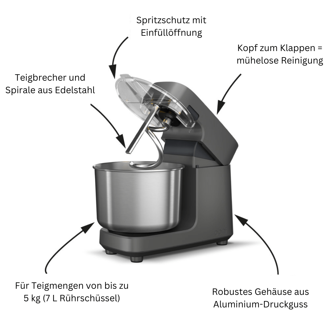 Ooni Halo Pro Spiral - Knetmaschine & Küchenmaschine dark grey - Grillstar.deOoni Halo Pro Spiral - Knetmaschine & Küchenmaschine dark greyKnetmaschineOoniGrillstar.de