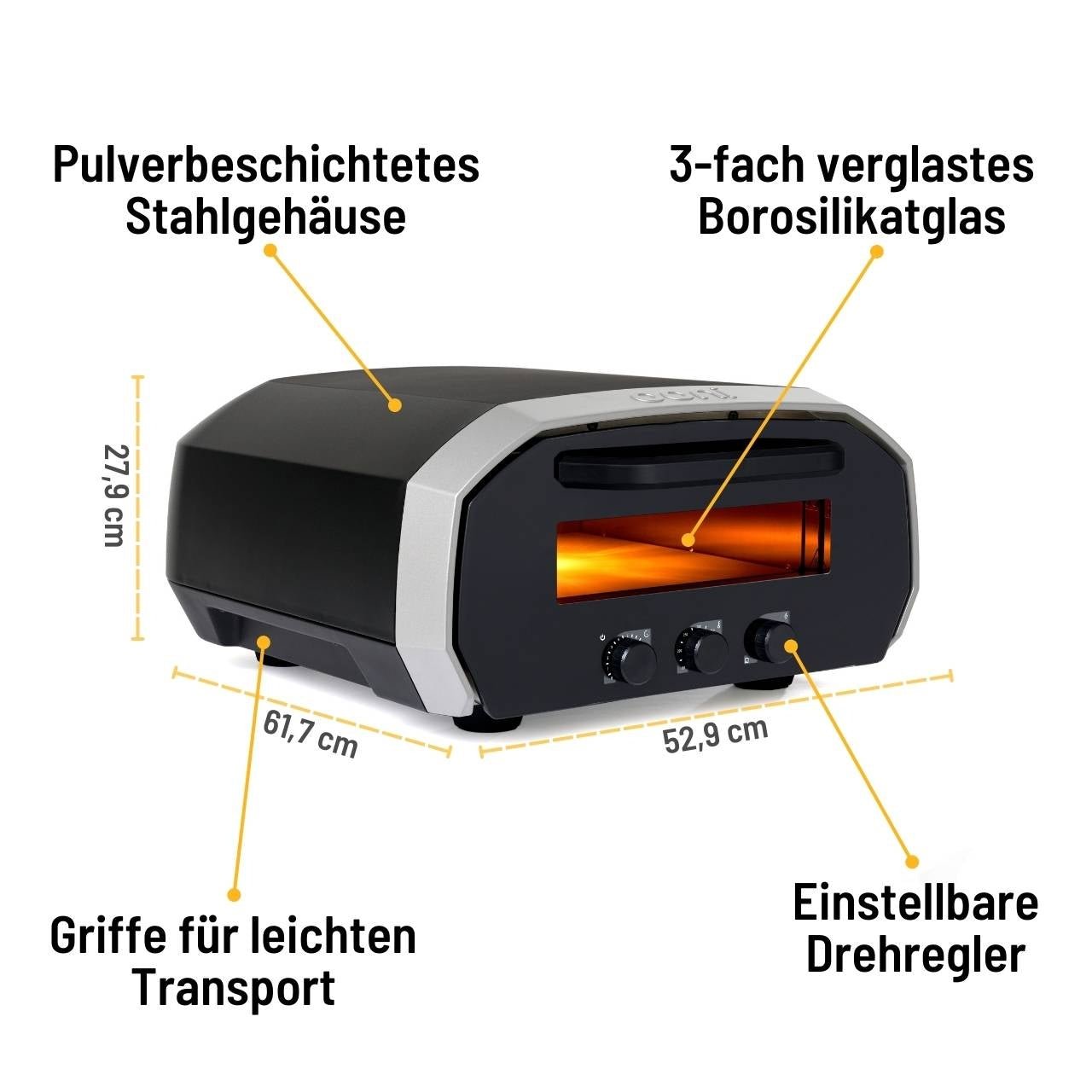 Ooni Volt 12, elektrischer Pizzaofen - Grillstar.deOoni Volt 12, elektrischer PizzaofenOoniGrillstar.deUU - P12B005060568346748