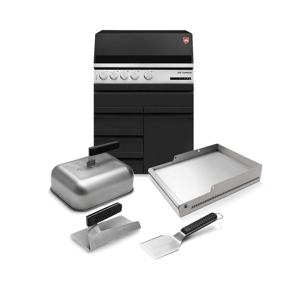 Otto Wilde „Burger Profi“ - Set mit Gasgrill G32 Connected 3 Schubladen + 1 Tür - Grillstar.deOtto Wilde „Burger Profi“ - Set mit Gasgrill G32 Connected 3 Schubladen + 1 TürGrillbundleOtto WildeGrillstar.de