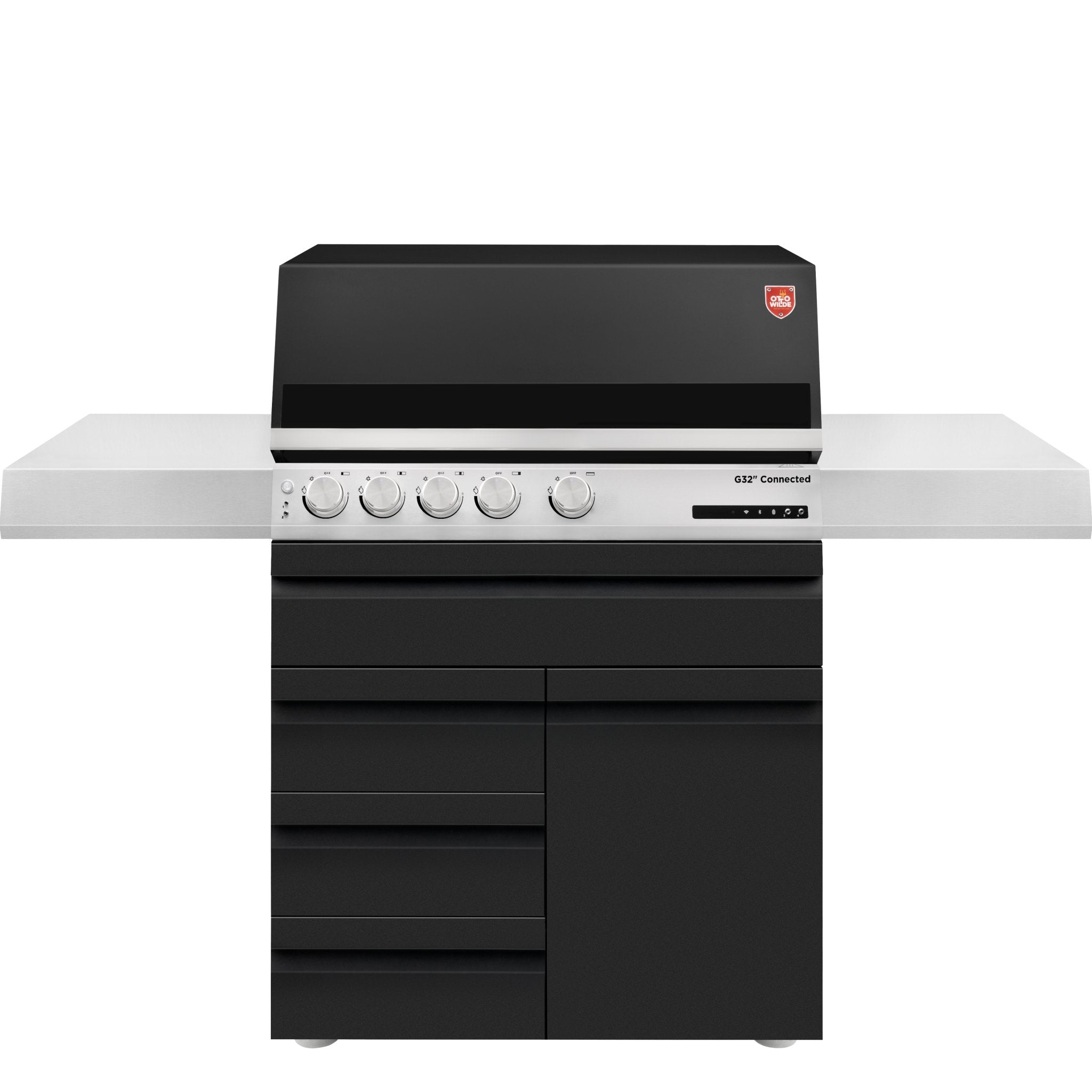 Otto Wilde G32" Connected mit Seitenablagen, 3 Schubladen + 1 Tür (NEUES MODELL) - Grillstar.deOtto Wilde G32" Connected mit Seitenablagen, 3 Schubladen + 1 Tür (NEUES MODELL)Otto WildeGrillstar.deGG12075