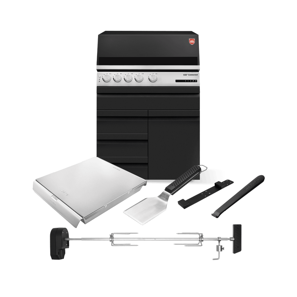 Otto Wilde „Röst Profi“ - Set mit Gasgrill G32 Connected, 3 Schubladen + 1 Tür - Grillstar.deOtto Wilde „Röst Profi“ - Set mit Gasgrill G32 Connected, 3 Schubladen + 1 TürGrillbundleOtto WildeGrillstar.de