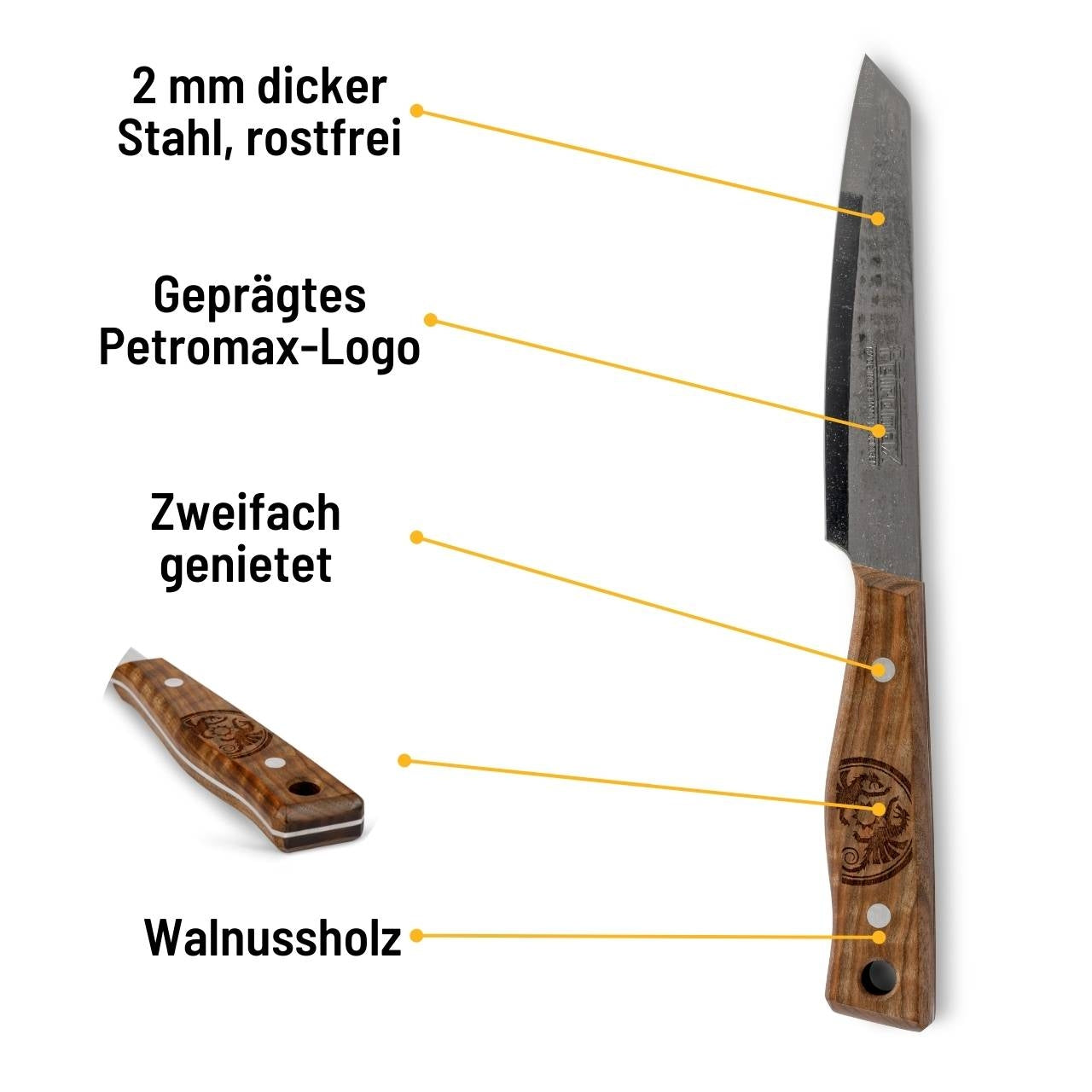 Petromax Allzweckmesser, 14 cm