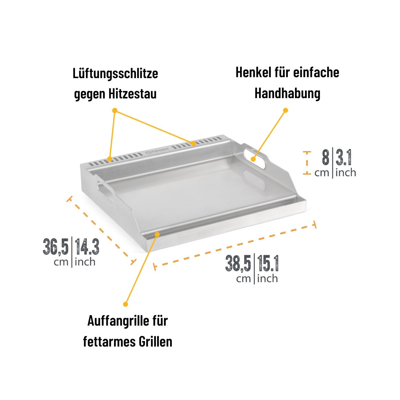 Petromax Plancha Grillplatte für Petromax Gastisch