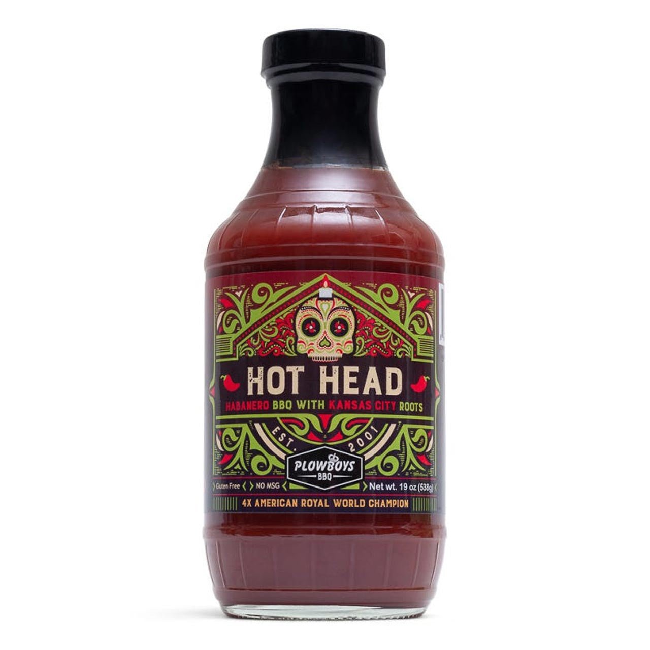 Plowboys Barbecue - Hot Head Sauce, 624 g - Grillstar.dePlowboys Barbecue - Hot Head Sauce, 624 gPlowboysGrillstar.dere1647120854288005390