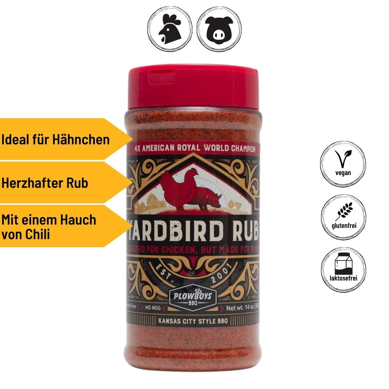 Plowboys BBQ - Yardbird Rub, 198 g