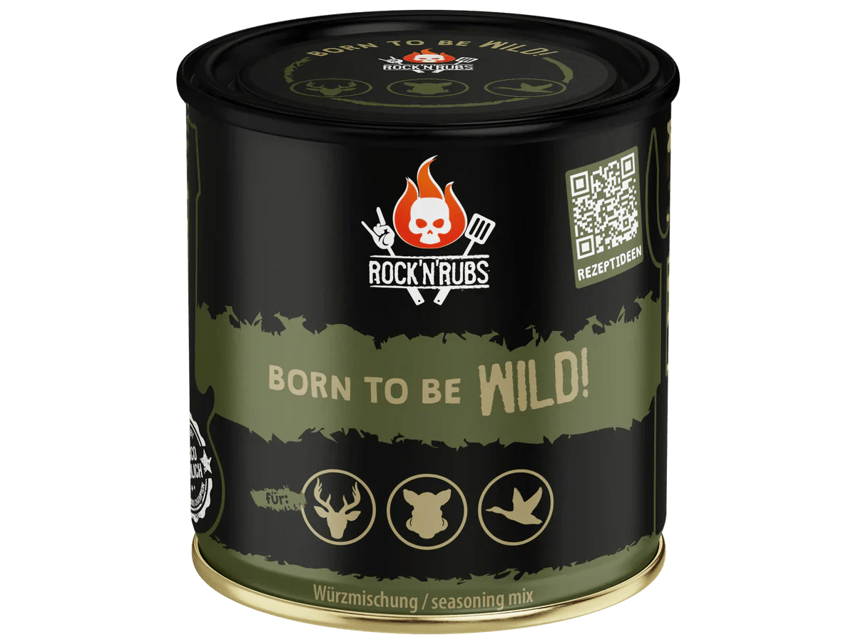 Rock 'n' Rubs Born to be Wild, 190g - Grillstar.deRock 'n' Rubs Born to be Wild, 190gRock n' RubsGrillstar.de2012468004300004260715222739