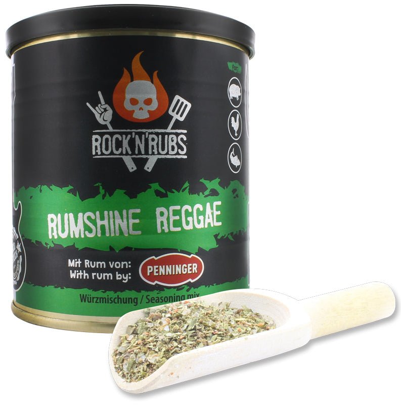 Rock 'n' Rubs Rumshine Reggae (90g) Silver Line - Grillstar.deRock 'n' Rubs Rumshine Reggae (90g) Silver LineRock n' RubsGrillstar.de2012468000400104260715220483