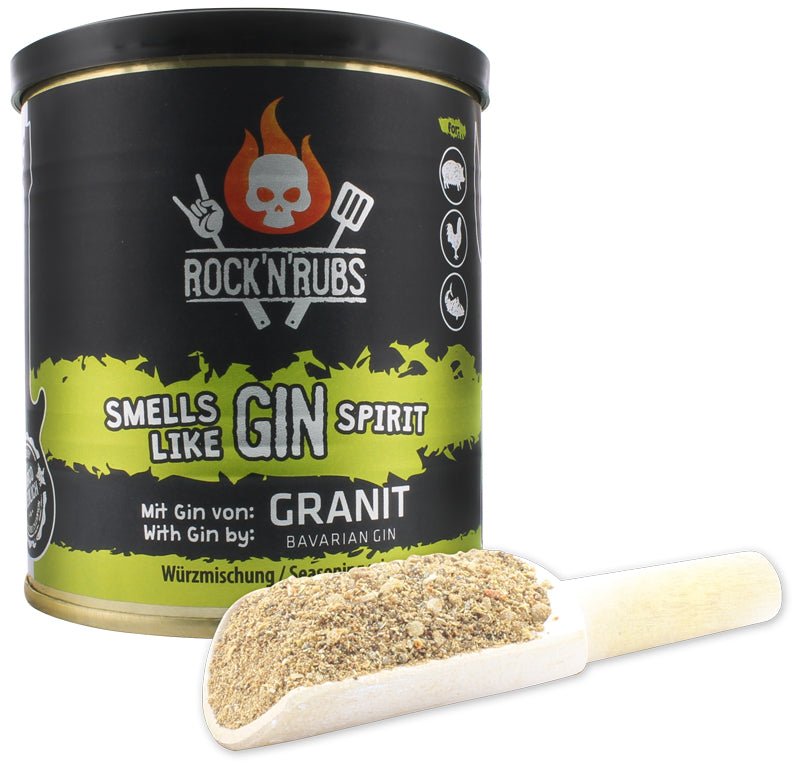 Rock 'n' Rubs Smells like Gin Spirit (130g) Silver Line - Grillstar.deRock 'n' Rubs Smells like Gin Spirit (130g) Silver LineRock n' RubsGrillstar.de2012468000300104260715220469