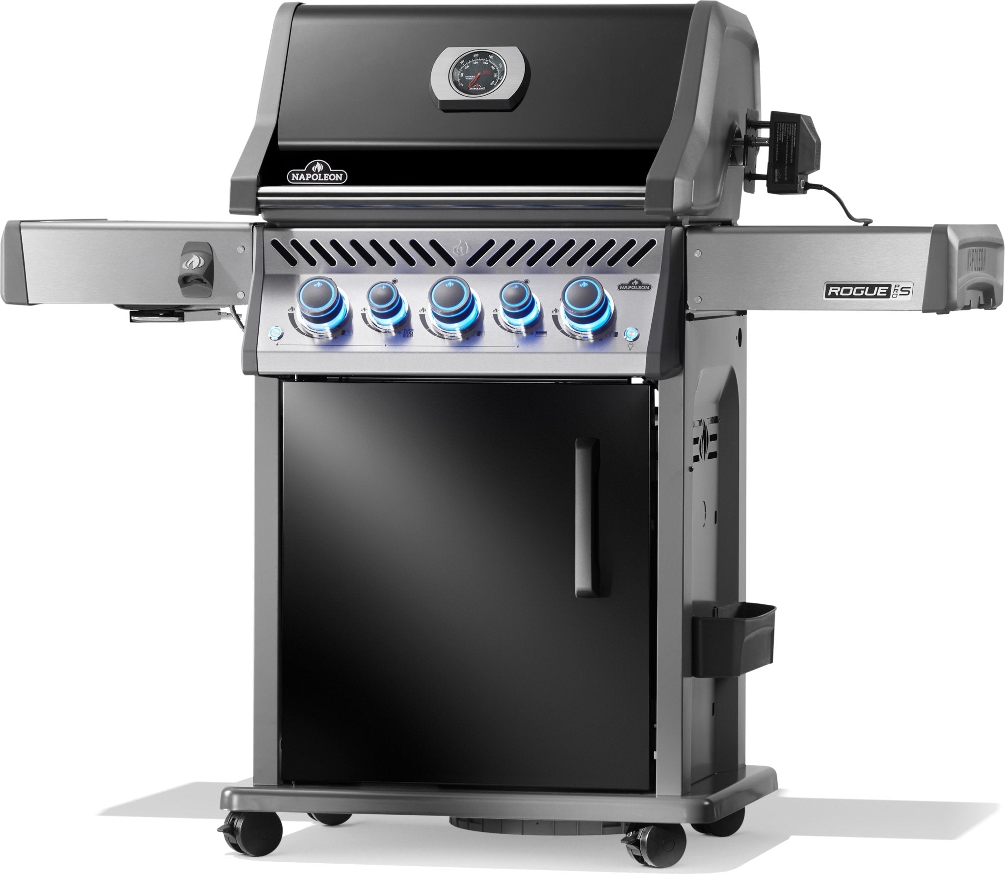 Rogue PRO - S 425 mit Gußrosten, Schwarz, inkl. Drehspieß - Grillstar.deRogue PRO - S 425 mit Gußrosten, Schwarz, inkl. DrehspießNapoleonGrillstar.deRPS425RSIBPK - 2 - DE - R0629162152329