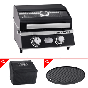 Rösle Gasgrill BBQ - Portable VIDERO G2 - P 30mbar inklusive Abdeckhaube und Grillplatte, rund - Grillstar.deRösle Gasgrill BBQ - Portable VIDERO G2 - P 30mbar inklusive Abdeckhaube und Grillplatte, rundGrillstar.deGrillstar.de