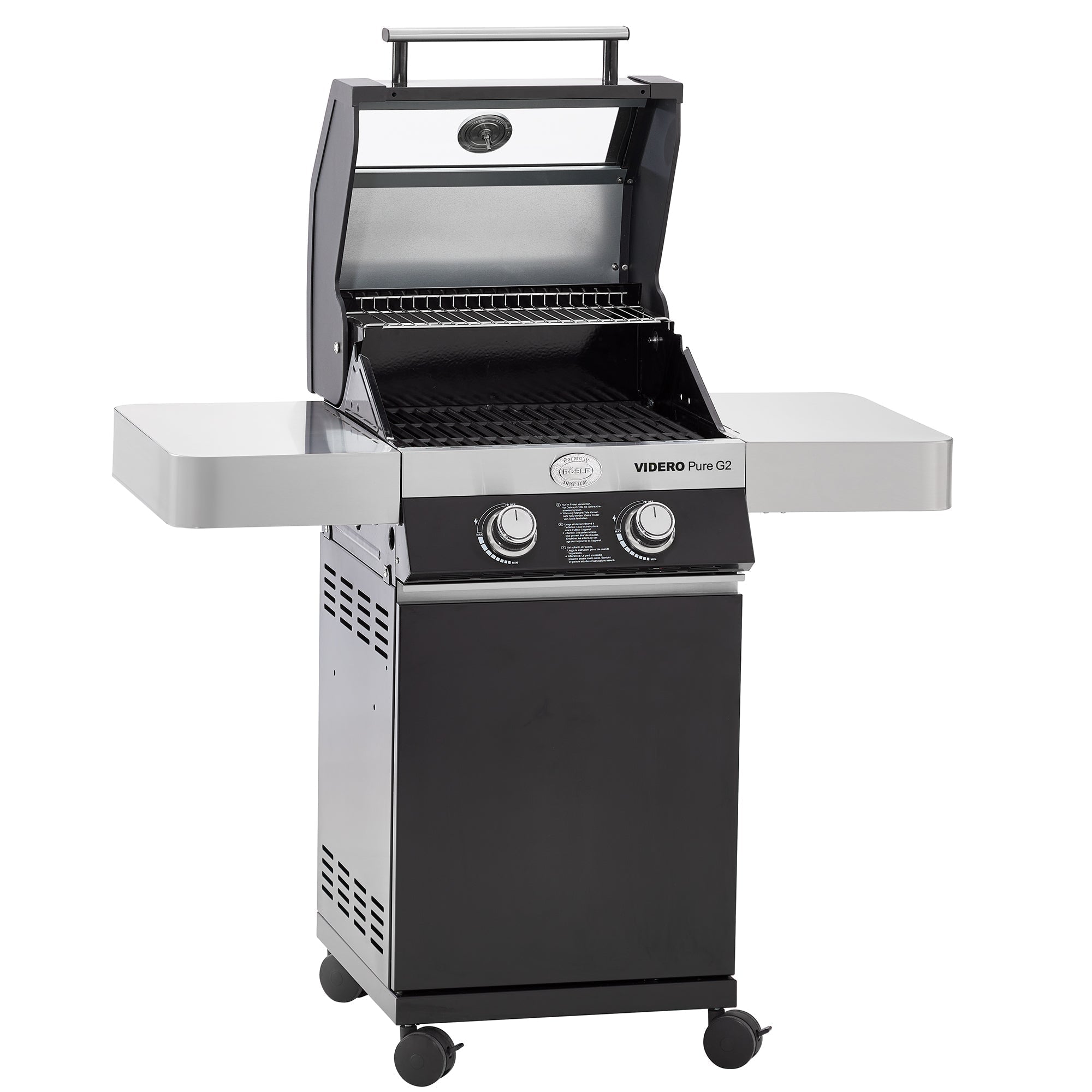 Rösle Gasgrill BBQ - Station Videro G2 Pure schwarz 50 mbar - Grillstar.deRösle Gasgrill BBQ - Station Videro G2 Pure schwarz 50 mbarRösleGrillstar.de255134004293255136