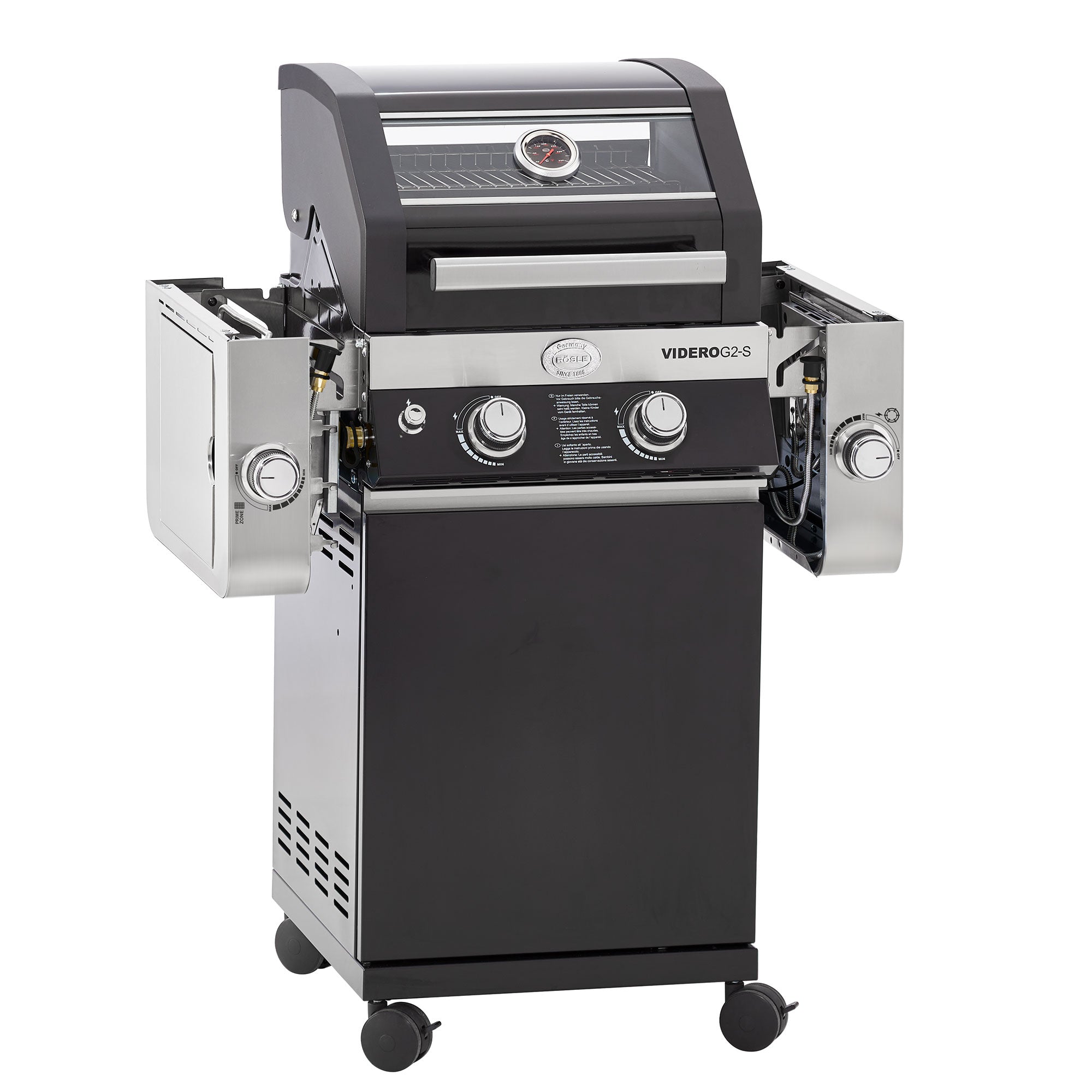 Rösle Gasgrill BBQ - Station VIDERO G2 - S Vario+ schwarz 50 mbar - Grillstar.deRösle Gasgrill BBQ - Station VIDERO G2 - S Vario+ schwarz 50 mbarRösleGrillstar.de255334004293255334