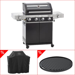 Rösle Gasgrill BBQ - Station VIDERO G4 - S Vario + 50 mbar inkl. GRATIS Abdeckhaube und Grillplatte rund - Grillstar.deRösle Gasgrill BBQ - Station VIDERO G4 - S Vario + 50 mbar inkl. GRATIS Abdeckhaube und Grillplatte rundRösleGrillstar.de25524_25517_25423