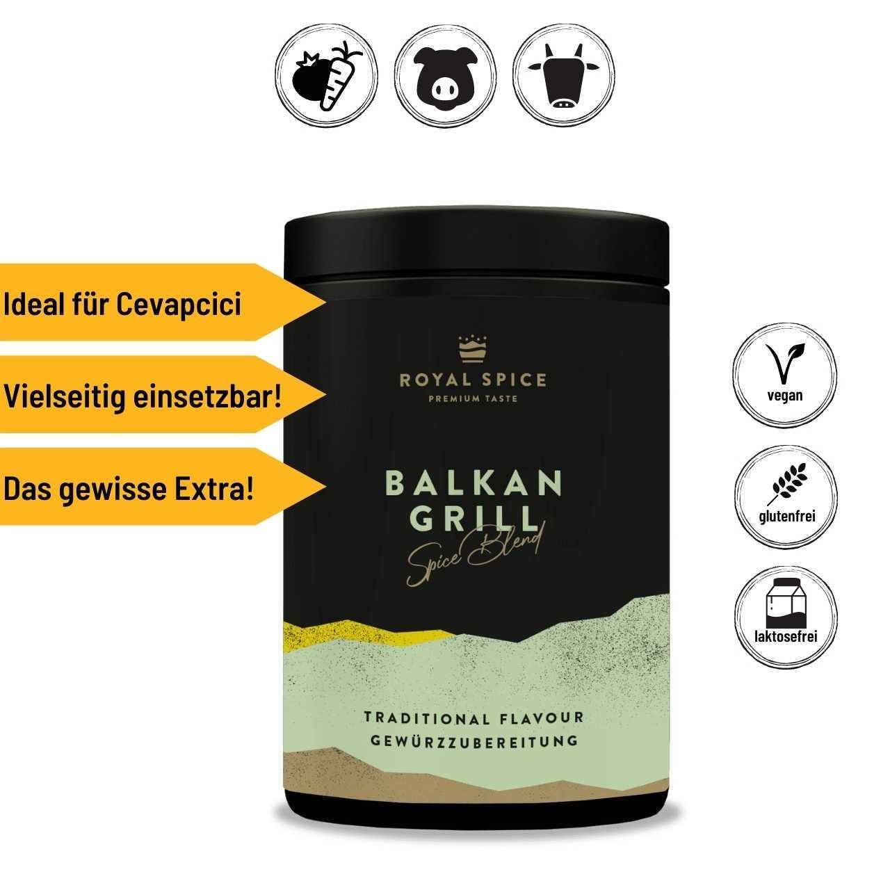 Royal Spice - Balkan Grill, 350 g - Grillstar.deRoyal Spice - Balkan Grill, 350 gRoyal SpiceGrillstar.de