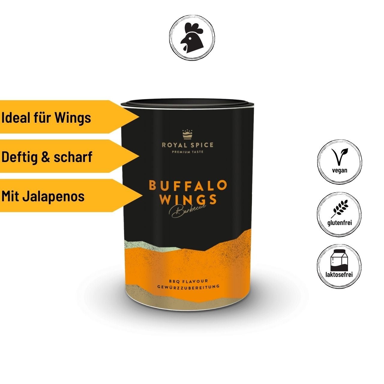 Royal Spice - Buffalo Wings, 120 g - Grillstar.deRoyal Spice - Buffalo Wings, 120 gRoyal SpiceGrillstar.de