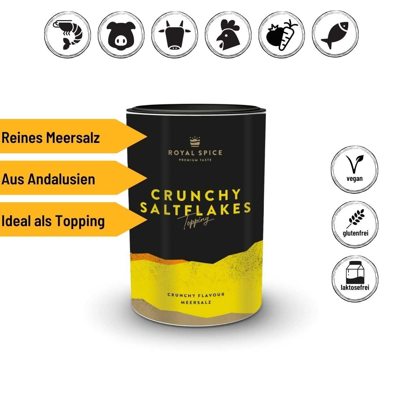 Royal Spice - Crunchy Saltflakes 100g - Grillstar.deRoyal Spice - Crunchy Saltflakes 100gRoyal SpiceGrillstar.de