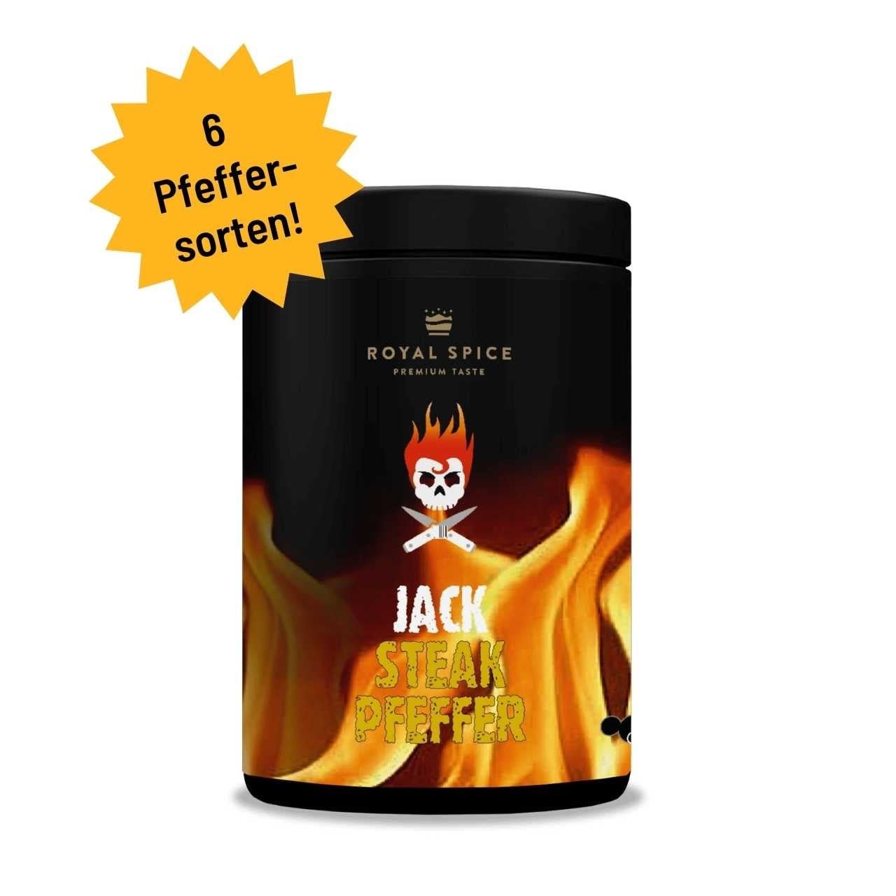 Royal Spice - Jack Steakpfeffer, 270 g - Grillstar.deRoyal Spice - Jack Steakpfeffer, 270 gRoyal SpiceGrillstar.de