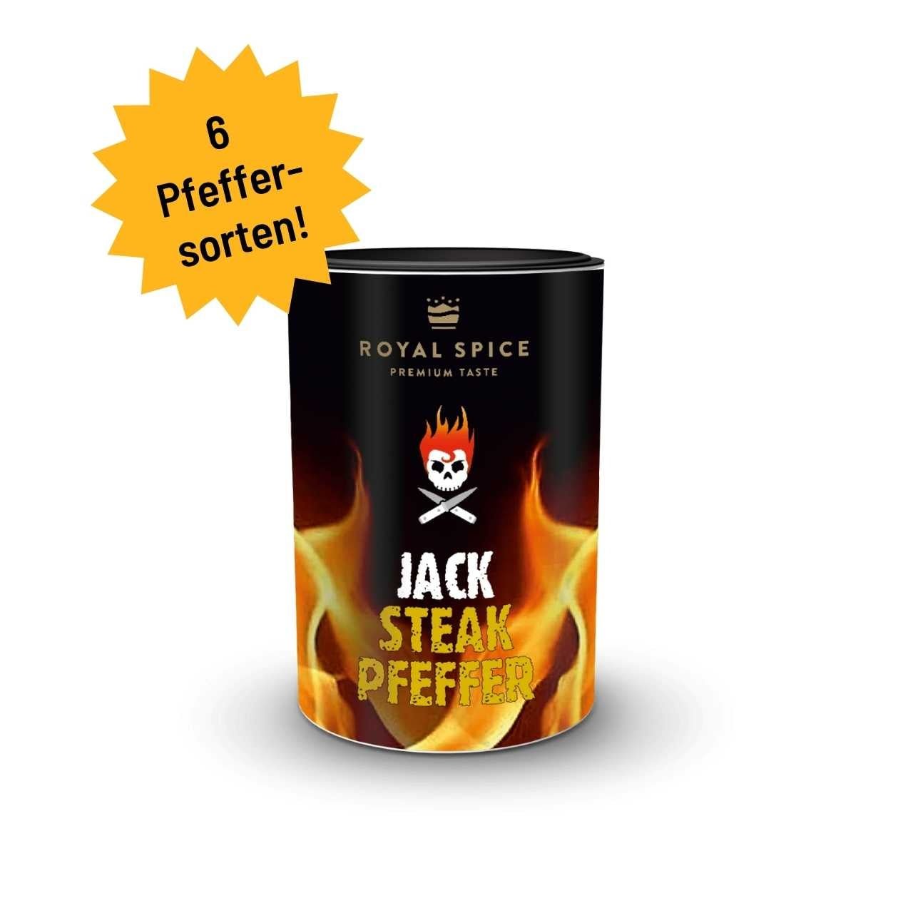 Royal Spice - Jack Steakpfeffer, 90 g - Grillstar.deRoyal Spice - Jack Steakpfeffer, 90 gRoyal SpiceGrillstar.de