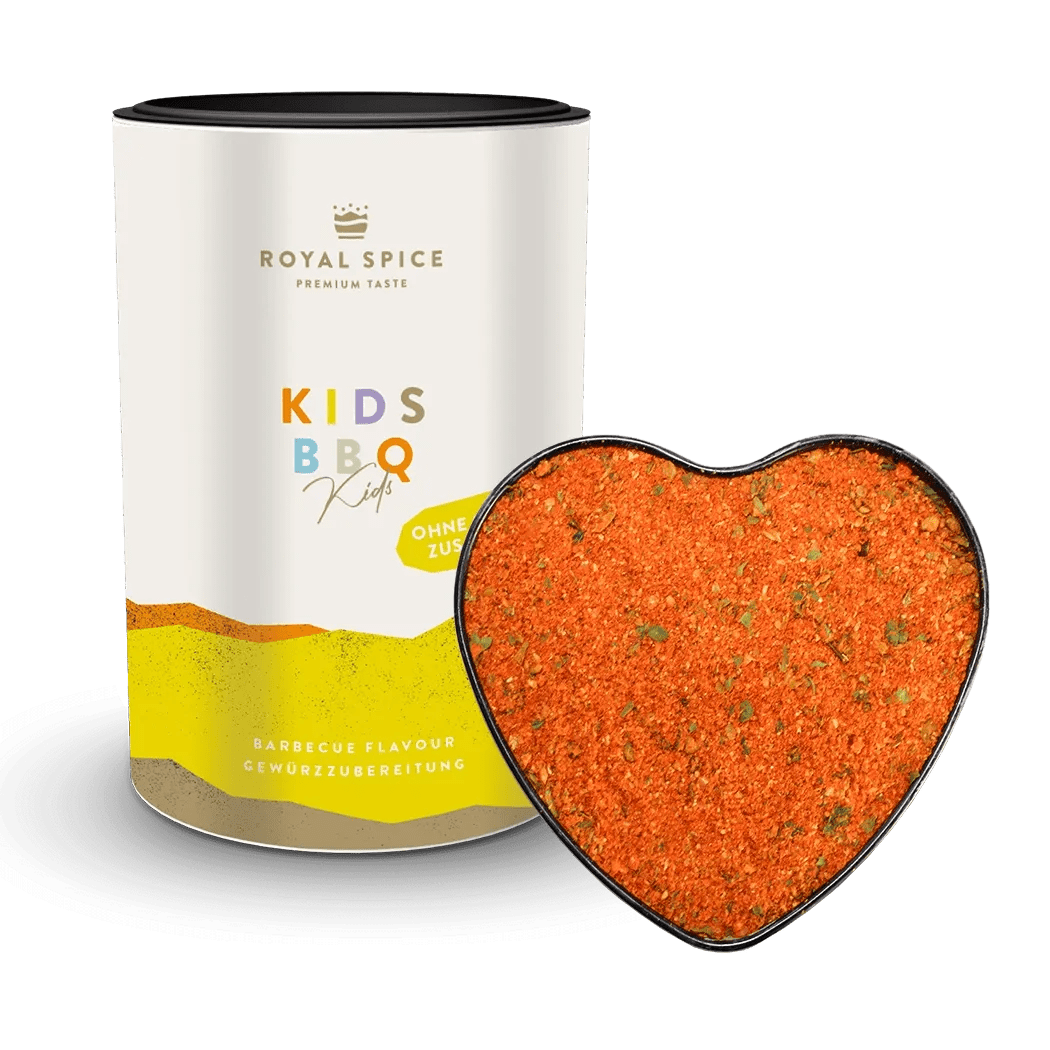 Royal Spice Kids BBQ, Rub ohne Schärfe für Kinder, 100g Dose - Grillstar.deRoyal Spice Kids BBQ, Rub ohne Schärfe für Kinder, 100g DoseGewürzeRoyal SpiceGrillstar.de