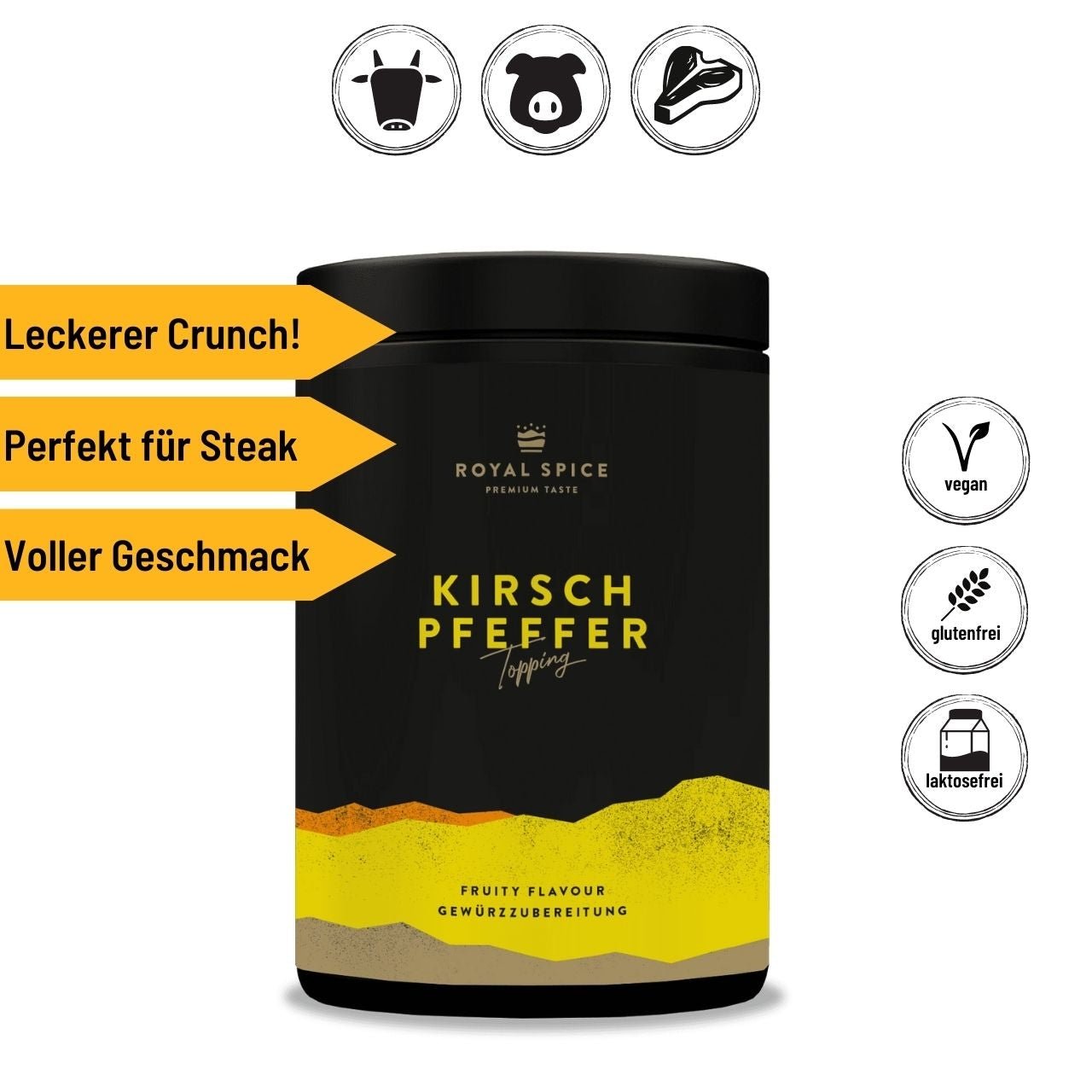 Royal Spice - Kirschpfeffer, 280 g - Grillstar.deRoyal Spice - Kirschpfeffer, 280 gRoyal SpiceGrillstar.de