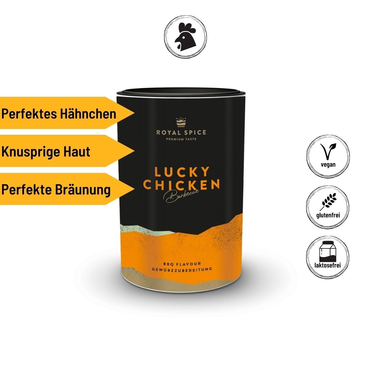 Royal Spice - Lucky Chicken, 120 g - Grillstar.deRoyal Spice - Lucky Chicken, 120 gRoyal SpiceGrillstar.deRS - 4400754260343280507