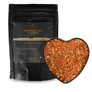 Royal Spice Pastrami Set Classic NY Style 4 Kg für bis zu 40 Kg Pastrami - Grillstar.deRoyal Spice Pastrami Set Classic NY Style 4 Kg für bis zu 40 Kg PastramiGewürzeRoyal SpiceGrillstar.de