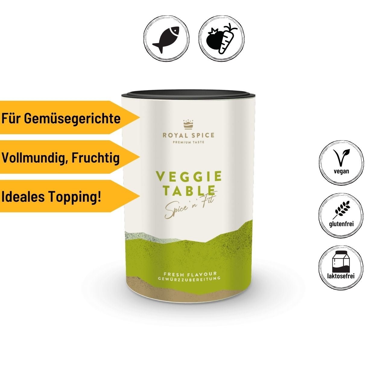 Royal Spice - Veggie Table, 80 g - Grillstar.deRoyal Spice - Veggie Table, 80 gRoyal SpiceGrillstar.de