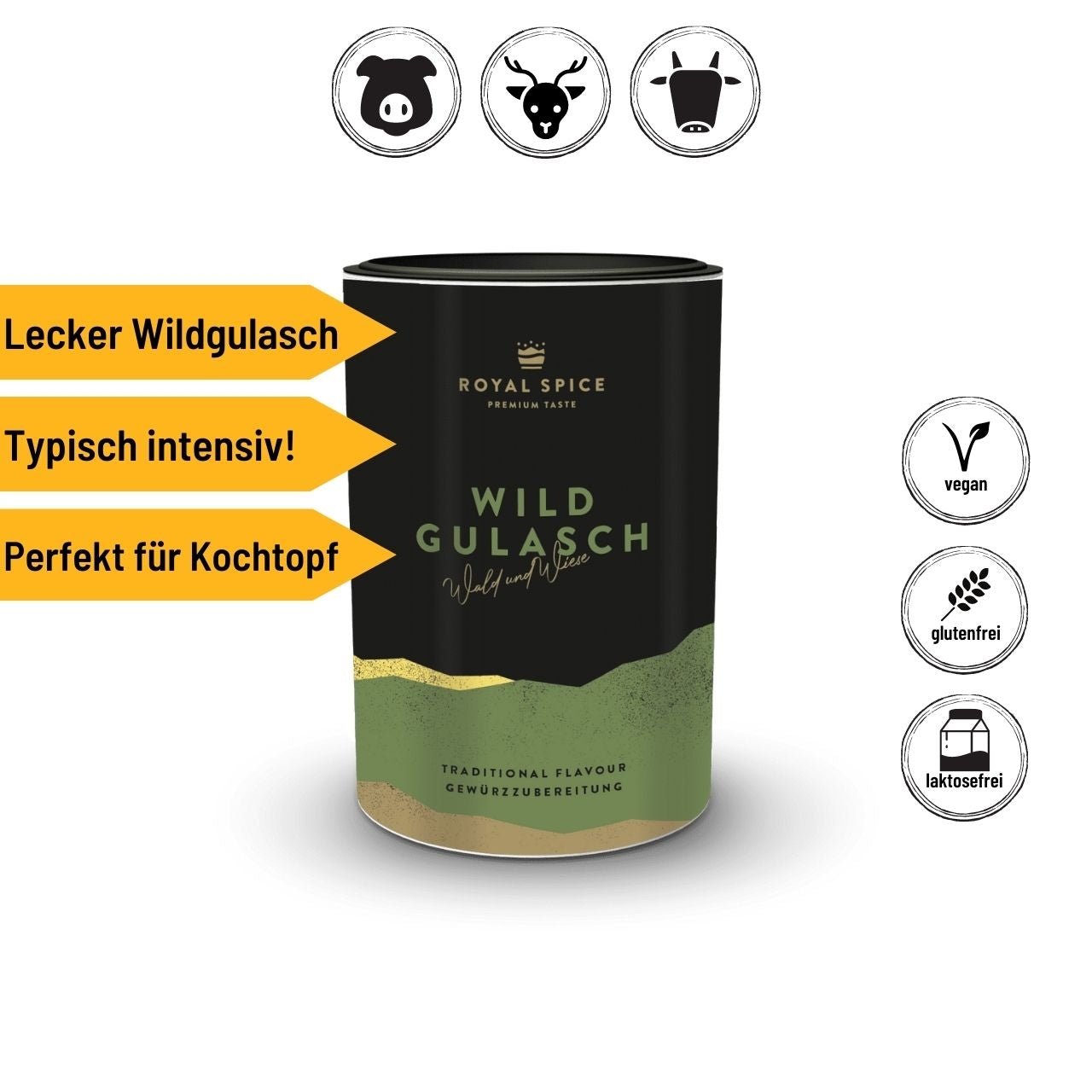 Royal Spice - Wild Gulasch, 100 g - Grillstar.deRoyal Spice - Wild Gulasch, 100 gRoyal SpiceGrillstar.de