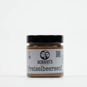 Schaui's Preiselbeersenf, 200 g - Grillstar.deSchaui's Preiselbeersenf, 200 gSchaui'sGrillstar.de