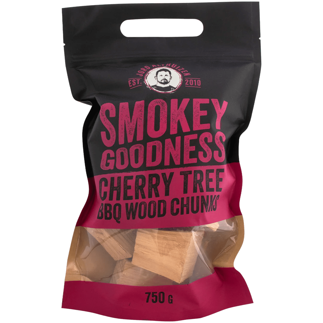 Smokey Goodness BBQ Wood Chunks - Cherry - 750 g - Grillstar.deSmokey Goodness BBQ Wood Chunks - Cherry - 750 gSmokey GoodnessGrillstar.de